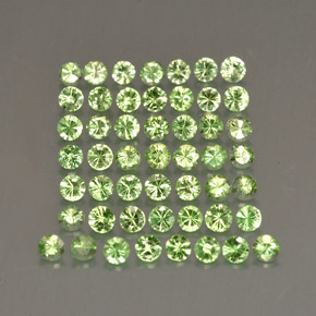 1.12 ct Green Tsavorite Garnet Stone, Natural Tsavorite Garnet in Diamond-Cut Shape for Sale