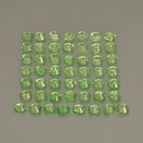 Tsavorite Garnet Gemstone in 1.6 mm Size for Sale, Tsavorite Garnet Stone in Light Green Color