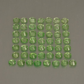 Tsavorite Garnet Gemstone in 1.6 mm Size for Sale, Tsavorite Garnet Stone in Light Green Color