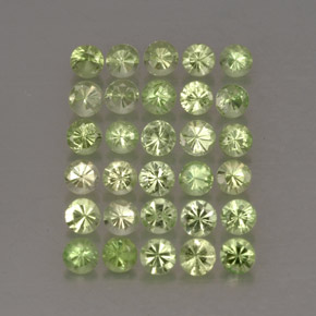 1.07 ct Green Tsavorite Garnet Gemstone, Tsavorite Garnet Gem in Diamond-Cut Shape for Sale.