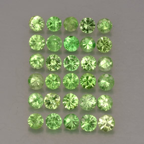 1.10 ct Green Tsavorite Garnet Stone, Natural Tsavorite Garnet in Diamond-Cut Shape for Sale