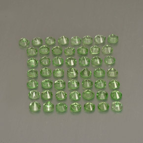 Tsavorite Garnet Gemstone in 2 mm (calibrated) Size for Sale, Tsavorite Garnet Stone in Green Color