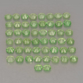 Tsavorite Garnet Gemstone in 1.7 mm Size for Sale, Tsavorite Garnet Stone in Green Color