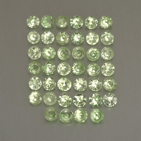 1.27 ct Green Tsavorite Garnet Stone, Natural Tsavorite Garnet in Diamond-Cut Shape for Sale