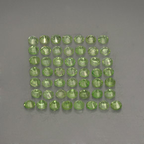Tsavorite Garnet Gemstone in 1.7 mm Size for Sale, Tsavorite Garnet Stone in Light Green Color