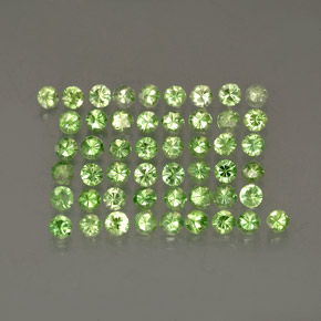 1.20 ct Green Tsavorite Garnet Stone, Natural Tsavorite Garnet in Diamond-Cut Shape for Sale