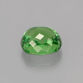 Tsavorite Garnet Gemstone in 6.3 x 5.5 mm Size for Sale, Tsavorite Garnet Stone in Chrome Green Color