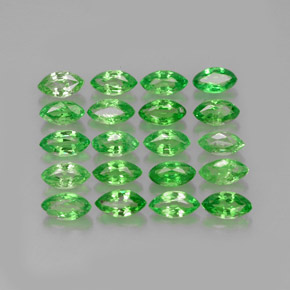 2.48 ct Green Tsavorite Garnet Gemstone, Tsavorite Garnet Gem in Marquise Facet Shape for Sale.