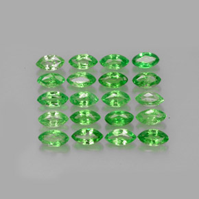 2.48 ct Green Tsavorite Garnet Stone, Natural Tsavorite Garnet in Marquise Facet Shape for Sale