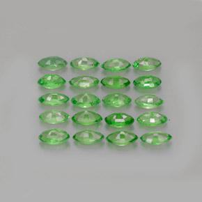 Tsavorite Garnet Gemstone in 4.2 x 2.2 mm Size for Sale, Tsavorite Garnet Stone in Chrome Green Color