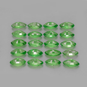 Tsavorite Garnet Gemstone in 4.9 x 2.7 mm Size for Sale, Tsavorite Garnet Stone in Chrome Green Color