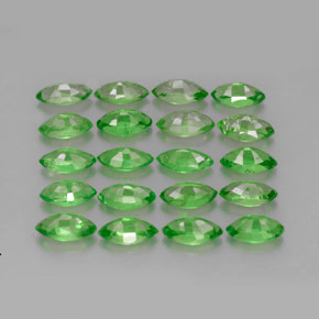 Tsavorite Garnet Gemstone in 5.2 x 2.7 mm Size for Sale, Tsavorite Garnet Stone in Chrome Green Color