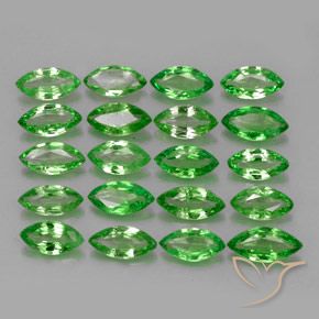 3.32ctw Natural Medium Green Tsavorite Garnet, Marquise, VS