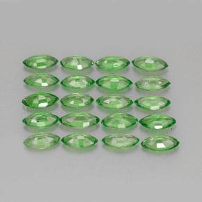 Tsavorite Garnet Gemstone in 5.6 x 2.5 mm Size for Sale, Tsavorite Garnet Stone in Chrome Green Color