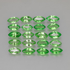 2.40 ct Green Tsavorite Garnet Stone, Natural Tsavorite Garnet in Marquise Facet Shape for Sale