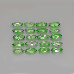 Tsavorite Garnet Gemstone in 4.7 x 2.3 mm Size for Sale, Tsavorite Garnet Stone in Chrome Green Color