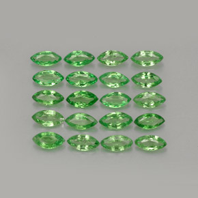 Bright Green Tsavorite Garnet Gem - 0.2ct Marquise Facet (ID: 261617)