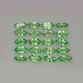 2.50 ct Green Tsavorite Garnet Gemstone, Tsavorite Garnet Gem in Marquise Facet Shape for Sale.