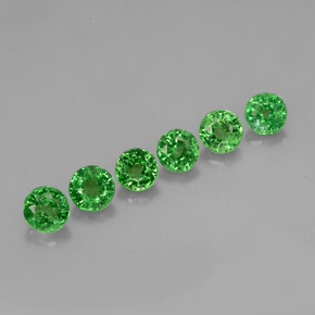 1.16 ct Green Tsavorite Garnet Gemstone, Tsavorite Garnet Gem in Round Facet Shape for Sale.