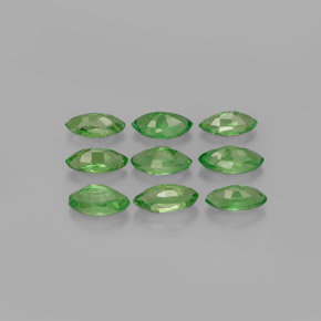 Tsavorite Garnet Gemstone in 4.8 x 2.4 mm Size for Sale, Tsavorite Garnet Stone in Chrome Green Color