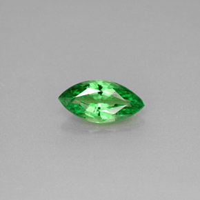 0.96 ct Green Tsavorite Garnet Gemstone, Tsavorite Garnet Gem in Marquise Facet Shape for Sale.