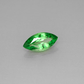 0.96 ct Green Tsavorite Garnet Stone, Natural Tsavorite Garnet in Marquise Facet Shape for Sale