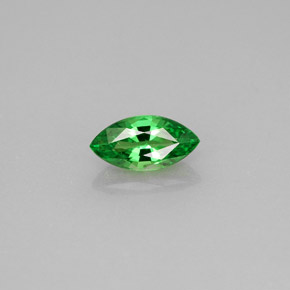 0.75 ct Green Tsavorite Garnet Gemstone, Tsavorite Garnet Gem in Marquise Facet Shape for Sale.