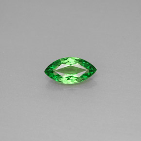 0.68 ct Green Tsavorite Garnet Gemstone, Tsavorite Garnet Gem in Marquise Facet Shape for Sale.