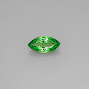 0.66 ct Green Tsavorite Garnet Gemstone, Tsavorite Garnet Gem in Marquise Facet Shape for Sale.