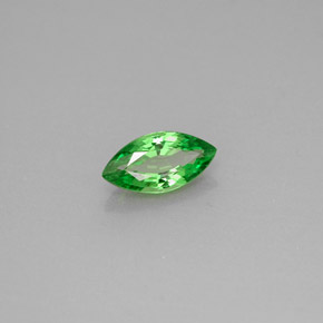 0.66 ct Green Tsavorite Garnet Stone, Natural Tsavorite Garnet in Marquise Facet Shape for Sale