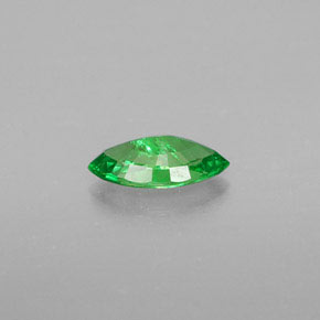 Tsavorite Garnet Gemstone in 8 x 4 mm (calibrated) Size for Sale, Tsavorite Garnet Stone in Chrome Green Color