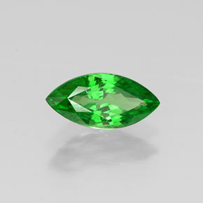 0.85 ct Green Tsavorite Garnet Stone, Natural Tsavorite Garnet in Marquise Facet Shape for Sale