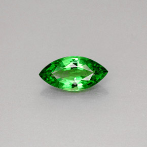 0.82 ct Green Tsavorite Garnet Gemstone, Tsavorite Garnet Gem in Marquise Facet Shape for Sale.