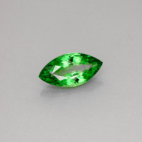 0.82 ct Green Tsavorite Garnet Stone, Natural Tsavorite Garnet in Marquise Facet Shape for Sale
