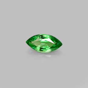 0.44 ct Green Tsavorite Garnet Stone, Natural Tsavorite Garnet in Marquise Facet Shape for Sale