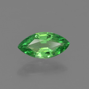 0.41 ct Green Tsavorite Garnet Stone, Natural Tsavorite Garnet in Marquise Facet Shape for Sale
