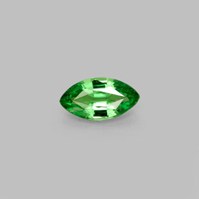 0.46 ct Green Tsavorite Garnet Gemstone, Tsavorite Garnet Gem in Marquise Facet Shape for Sale.