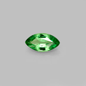 0.46 ct Green Tsavorite Garnet Stone, Natural Tsavorite Garnet in Marquise Facet Shape for Sale