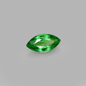 0.43 ct Green Tsavorite Garnet Stone, Natural Tsavorite Garnet in Marquise Facet Shape for Sale