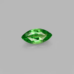 0.46 ct Green Tsavorite Garnet Gemstone, Tsavorite Garnet Gem in Marquise Facet Shape for Sale.