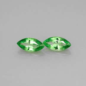 0.92 ct Green Tsavorite Garnet Stone, Natural Tsavorite Garnet in Marquise Facet Shape for Sale