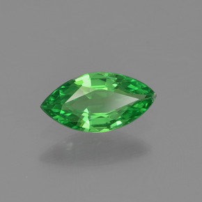 0.36 ct Green Tsavorite Garnet Stone, Natural Tsavorite Garnet in Marquise Facet Shape for Sale