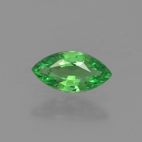 0.37 ct Green Tsavorite Garnet Gemstone, Tsavorite Garnet Gem in Marquise Facet Shape for Sale.
