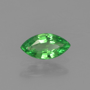 0.37 ct Green Tsavorite Garnet Stone, Natural Tsavorite Garnet in Marquise Facet Shape for Sale