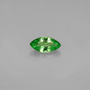 0.30 ct Green Tsavorite Garnet Gemstone, Tsavorite Garnet Gem in Marquise Facet Shape for Sale.