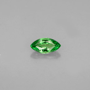 0.32 ct Green Tsavorite Garnet Gemstone, Tsavorite Garnet Gem in Marquise Facet Shape for Sale.
