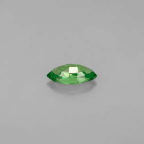 Tsavorite Garnet Gemstone in 6.1 x 3.2 mm Size for Sale, Tsavorite Garnet Stone in Chrome Green Color