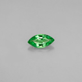 0.27 ct Green Tsavorite Garnet Gemstone, Tsavorite Garnet Gem in Marquise Facet Shape for Sale.