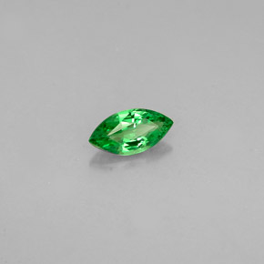 0.27 ct Green Tsavorite Garnet Stone, Natural Tsavorite Garnet in Marquise Facet Shape for Sale
