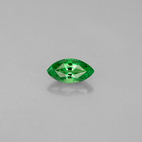0.29 ct Green Tsavorite Garnet Gemstone, Tsavorite Garnet Gem in Marquise Facet Shape for Sale.